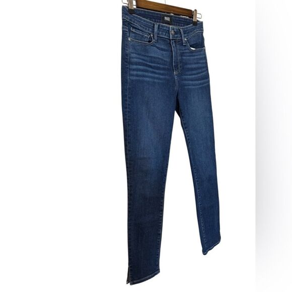 Paige Split Hem Hoxton Ankle Skinny Jean - Picture 2 of 7